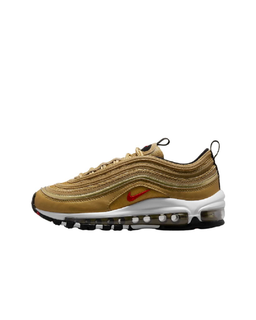 Nike Air Max 97 QS (gs) - Gold/White/Varsity Red