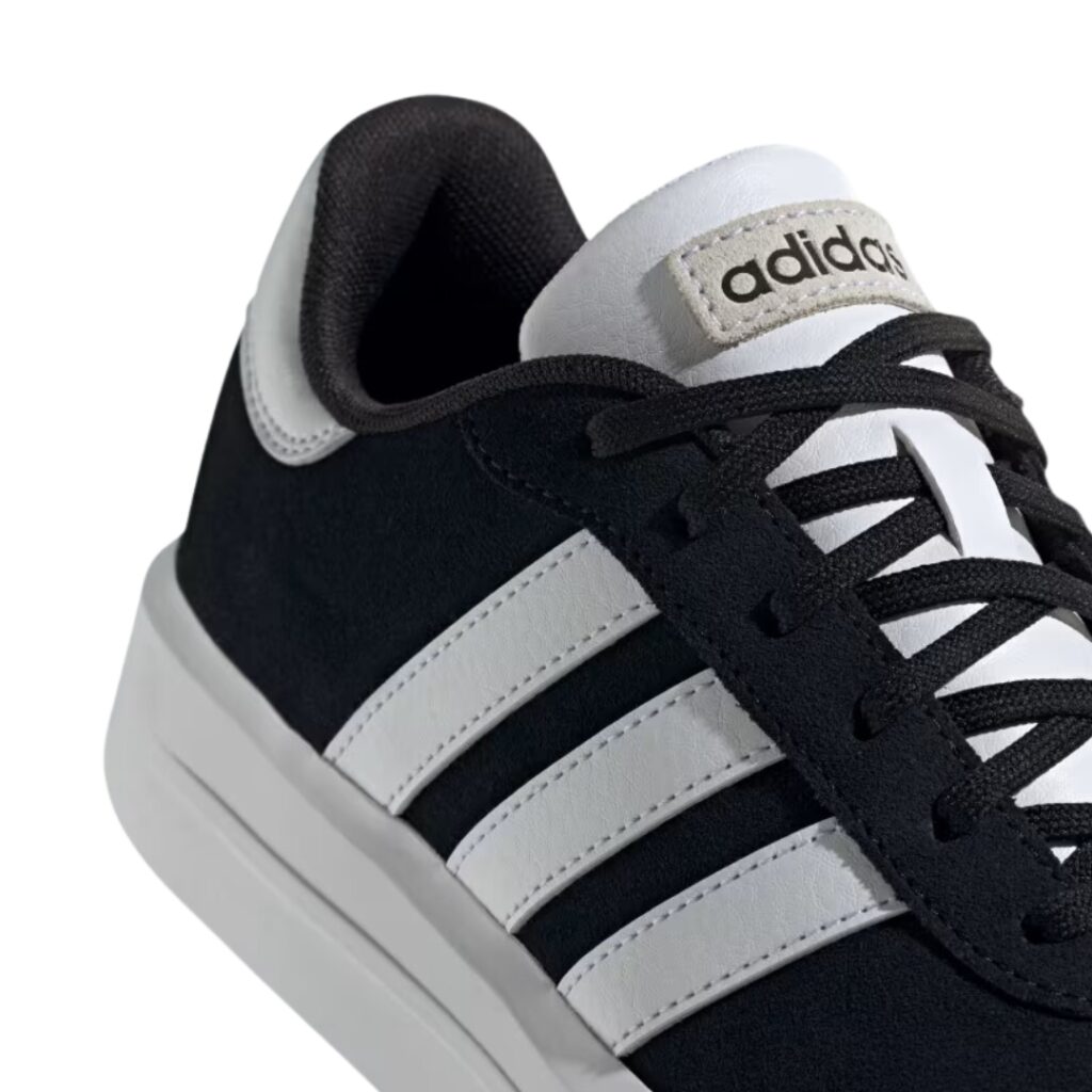 Adidas Court Platform Woman - Black/White - immagine 5