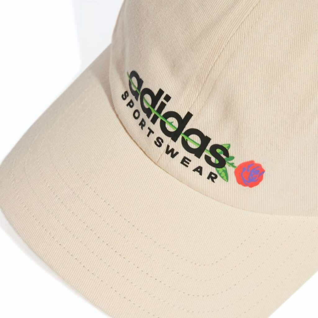 Adidas Flower Cappello Baseball - Wonder White/Black/Multicolor - immagine 2