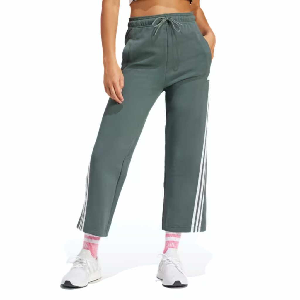 Adidas Future Icons Pantaloni 3-Stripes Open Hem - Legend Ivy