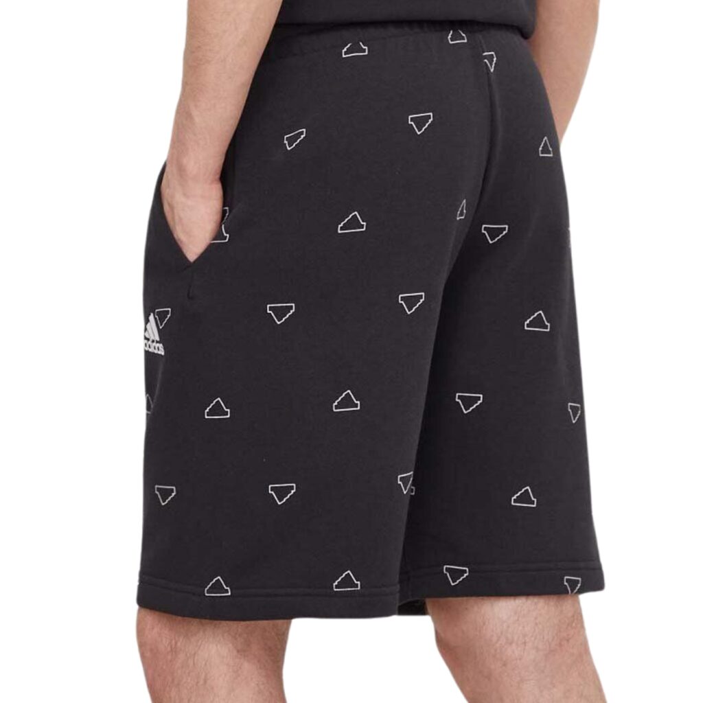Adidas Pantaloncini Monogram - Black/White - immagine 2