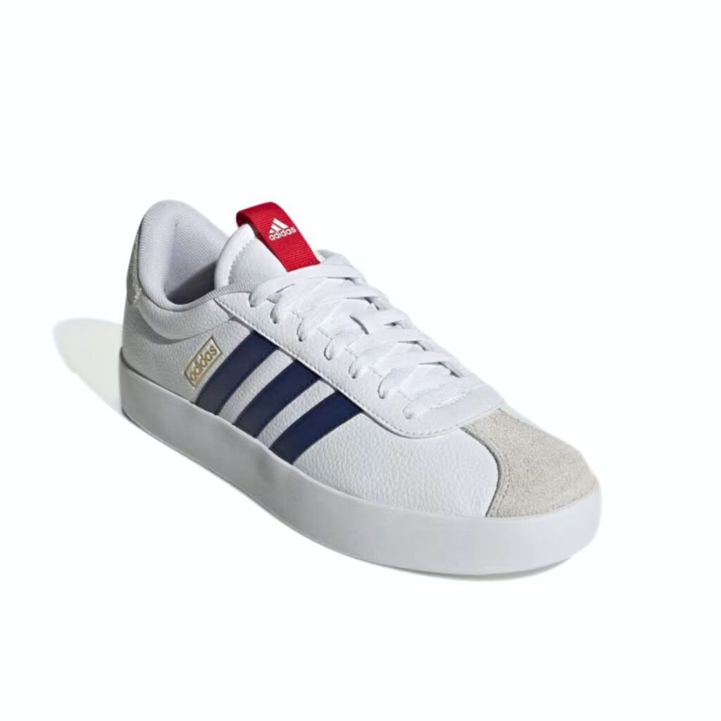 Adidas VL Court 3.0 - White/Dark Blue/Better Scarlet - immagine 3