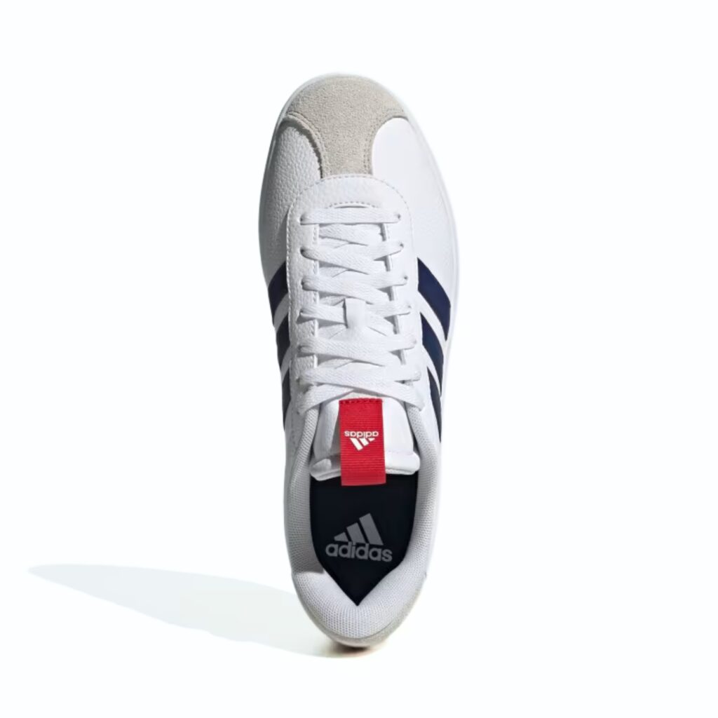 Adidas VL Court 3.0 - White/Dark Blue/Better Scarlet - immagine 4