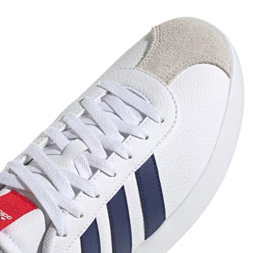 Adidas VL Court 3.0 - White/Dark Blue/Better Scarlet - immagine 5