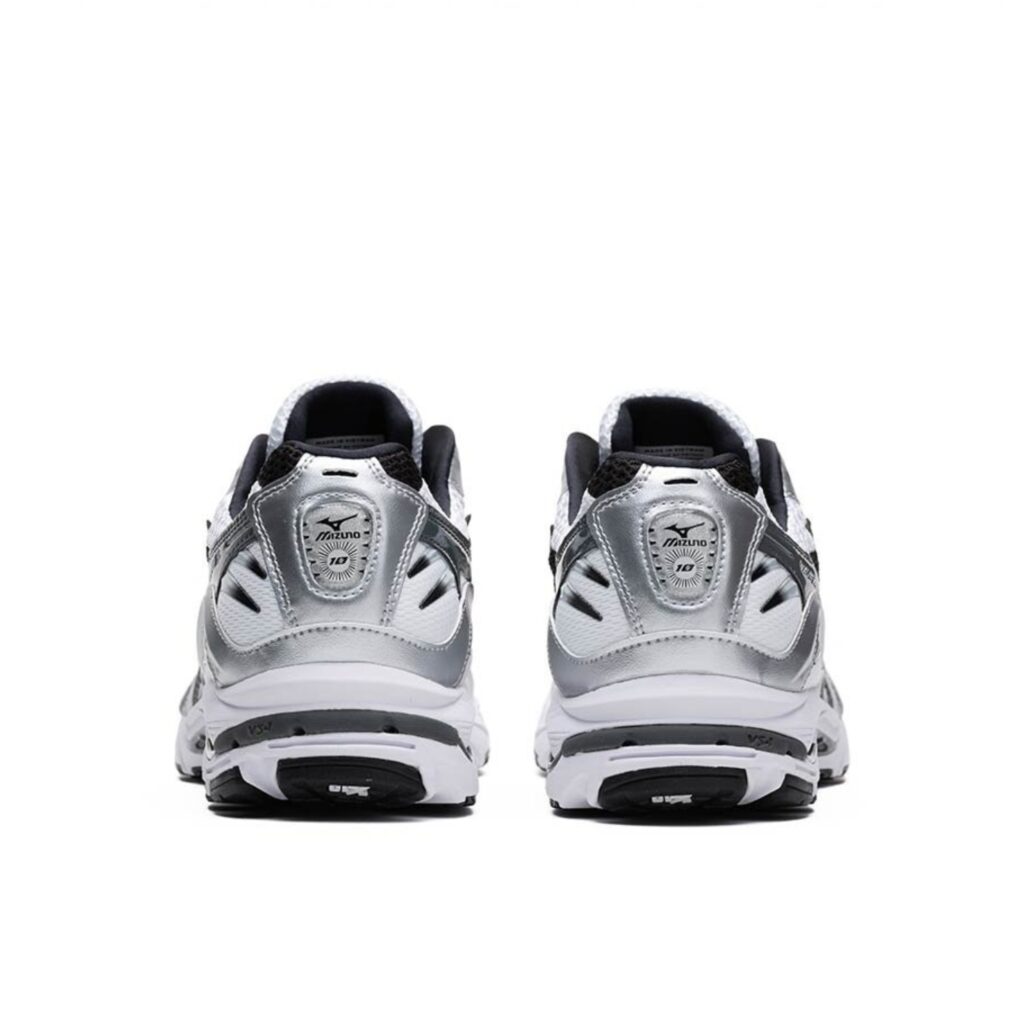 Mizuno Wave Rider 10 - White/Silver/Black - immagine 3