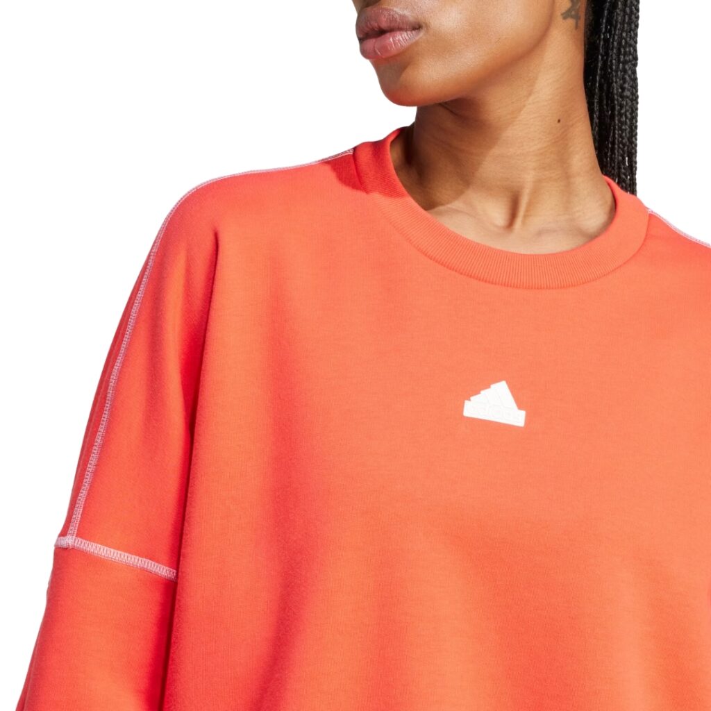 Adidas Felpa Da Ballo - Bright Red/Off White - immagine 3