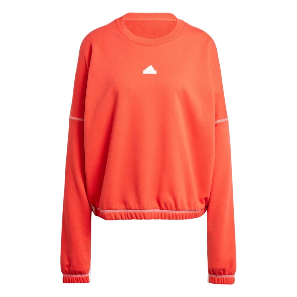Adidas Felpa Da Ballo - Bright Red/Off White - immagine 4