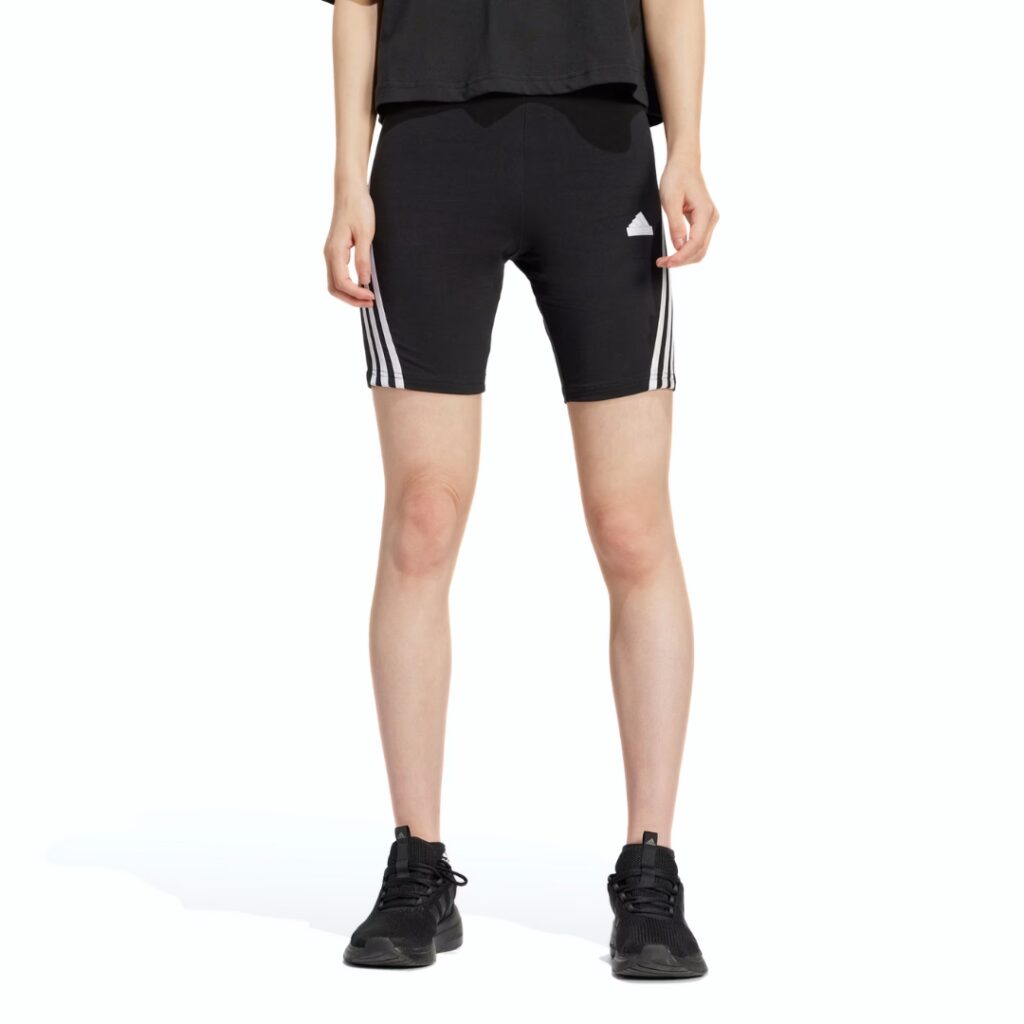 Adidas Future Icons Biker Shorts - Black/White
