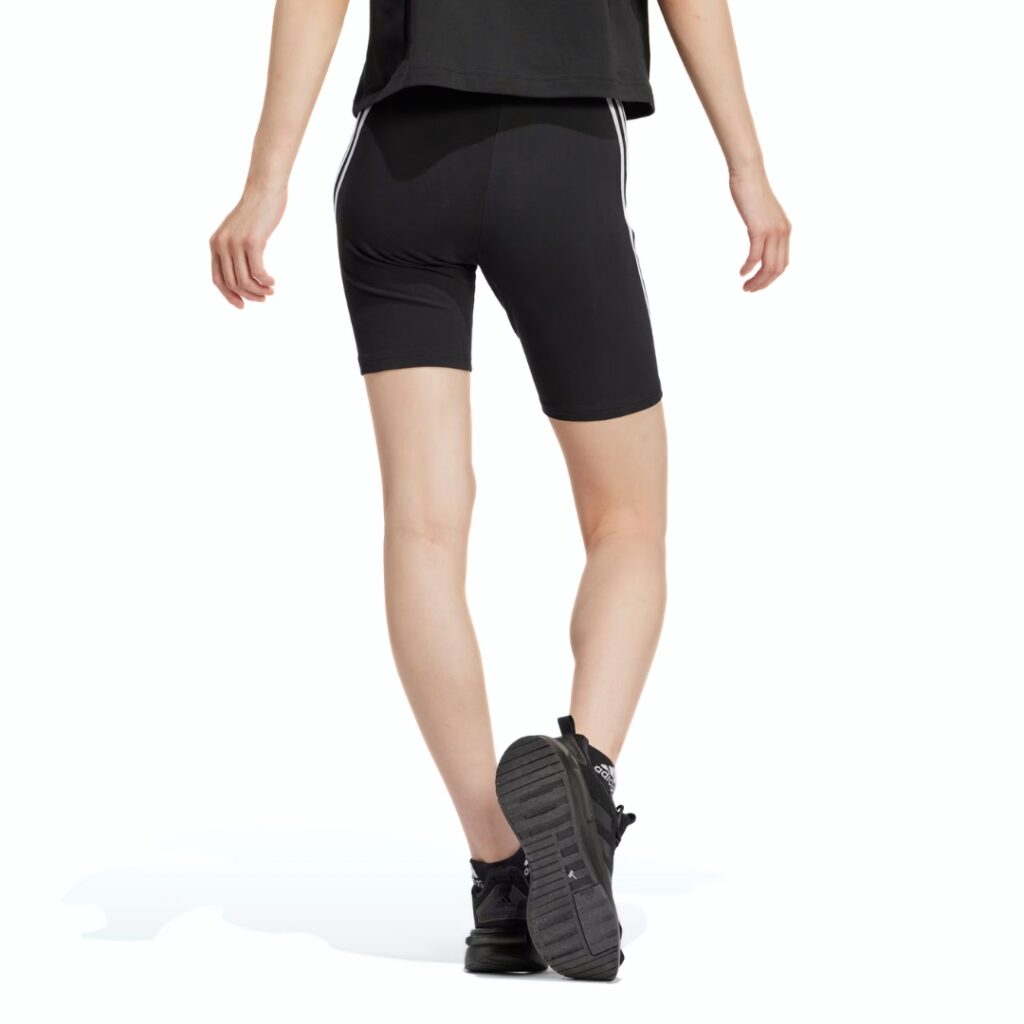 Adidas Future Icons Biker Shorts - Black/White - immagine 3