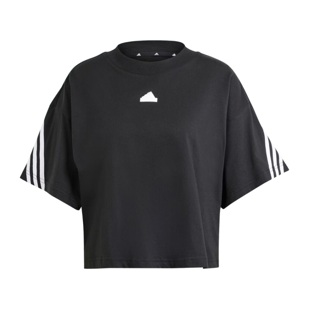 Adidas Future Icons T-Shirt 3-Stripes - Black/White - immagine 5