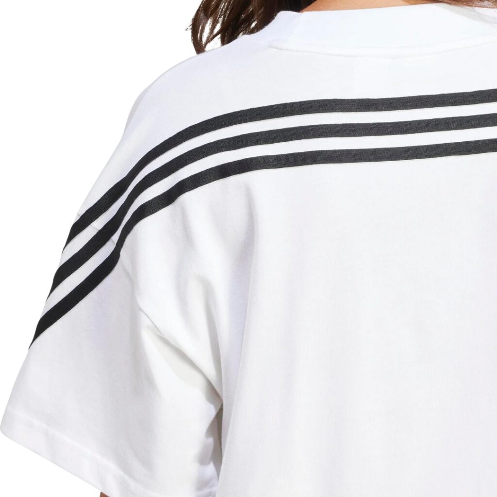 Adidas Future Icons T-Shirt 3-Stripes - White/Black - immagine 4