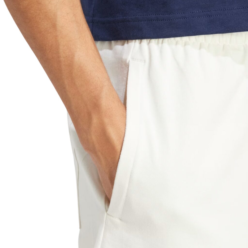 Adidas Pantaloncini Con Grafica - Off White/Black - immagine 4