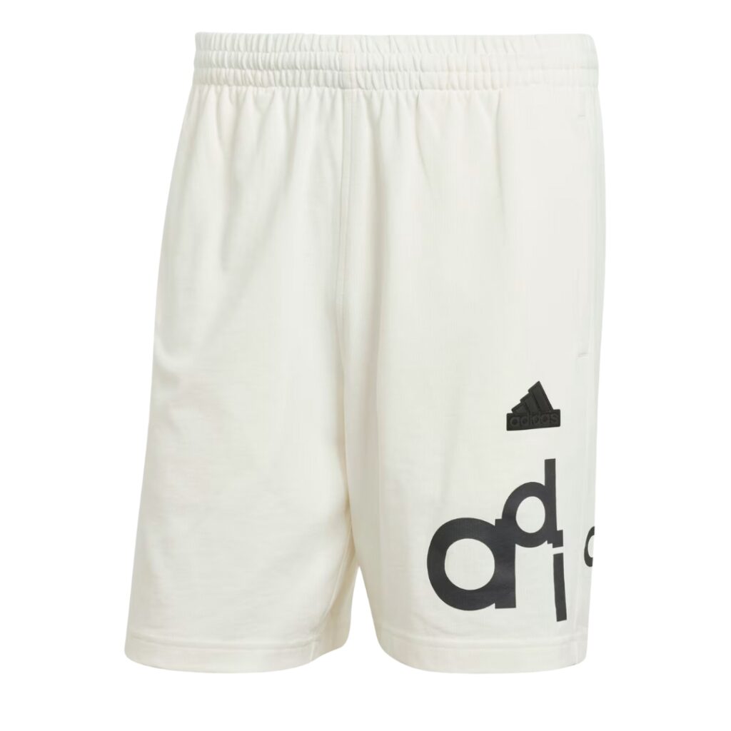 Adidas Pantaloncini Con Grafica - Off White/Black - immagine 5