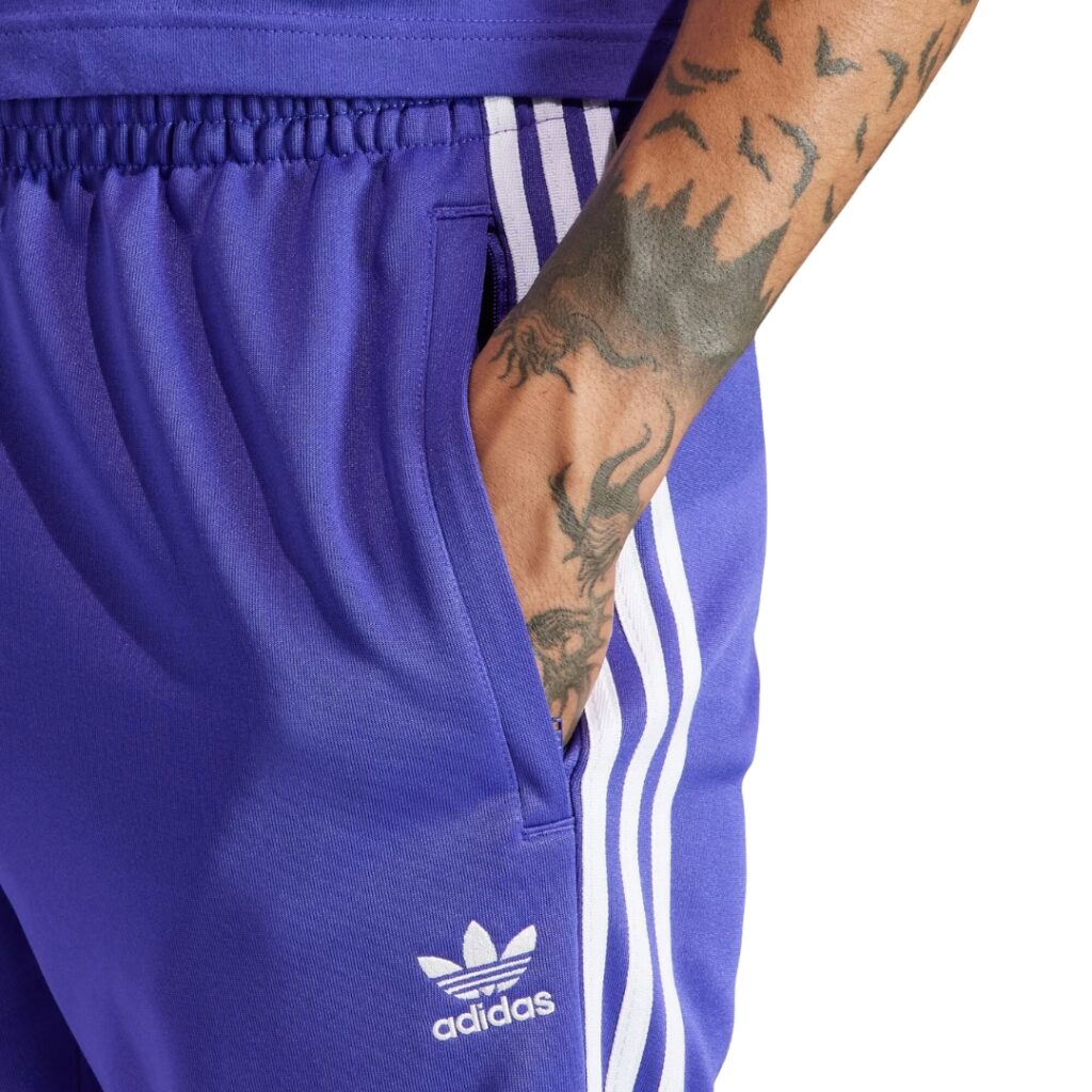 Adidas Pantaloni Adicolor Classics Sst - Purple/White - immagine 2