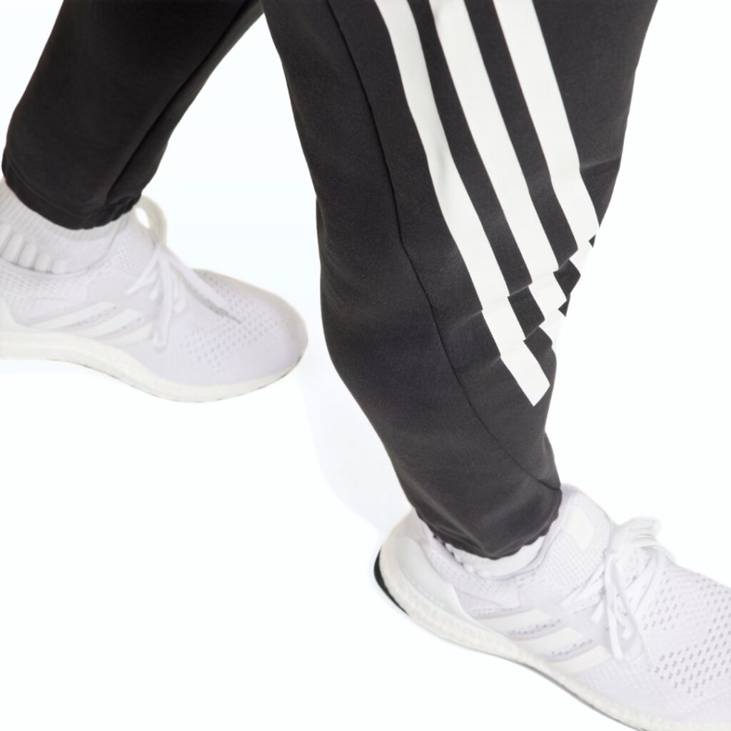 Adidas Pantaloni Future Icons 3-Stripes - Black/White - immagine 3