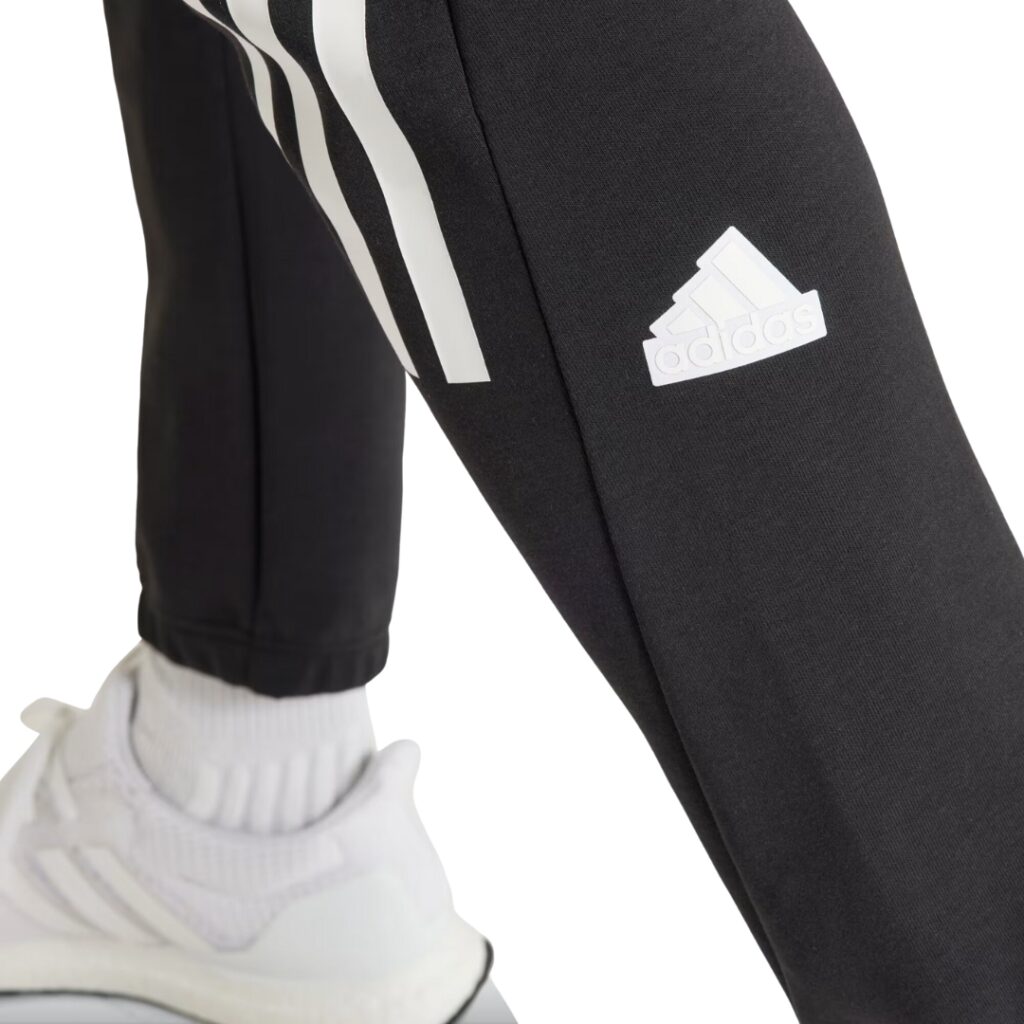 Adidas Pantaloni Future Icons 3-Stripes - Black/White - immagine 4