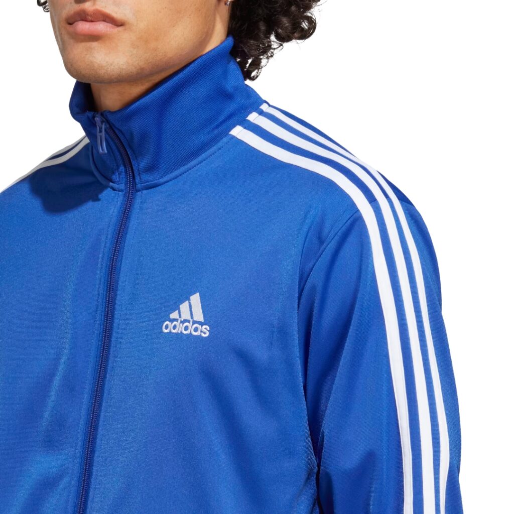 Adidas Tuta 3-Stripes Tricot - Semi Lucid Blue - immagine 5