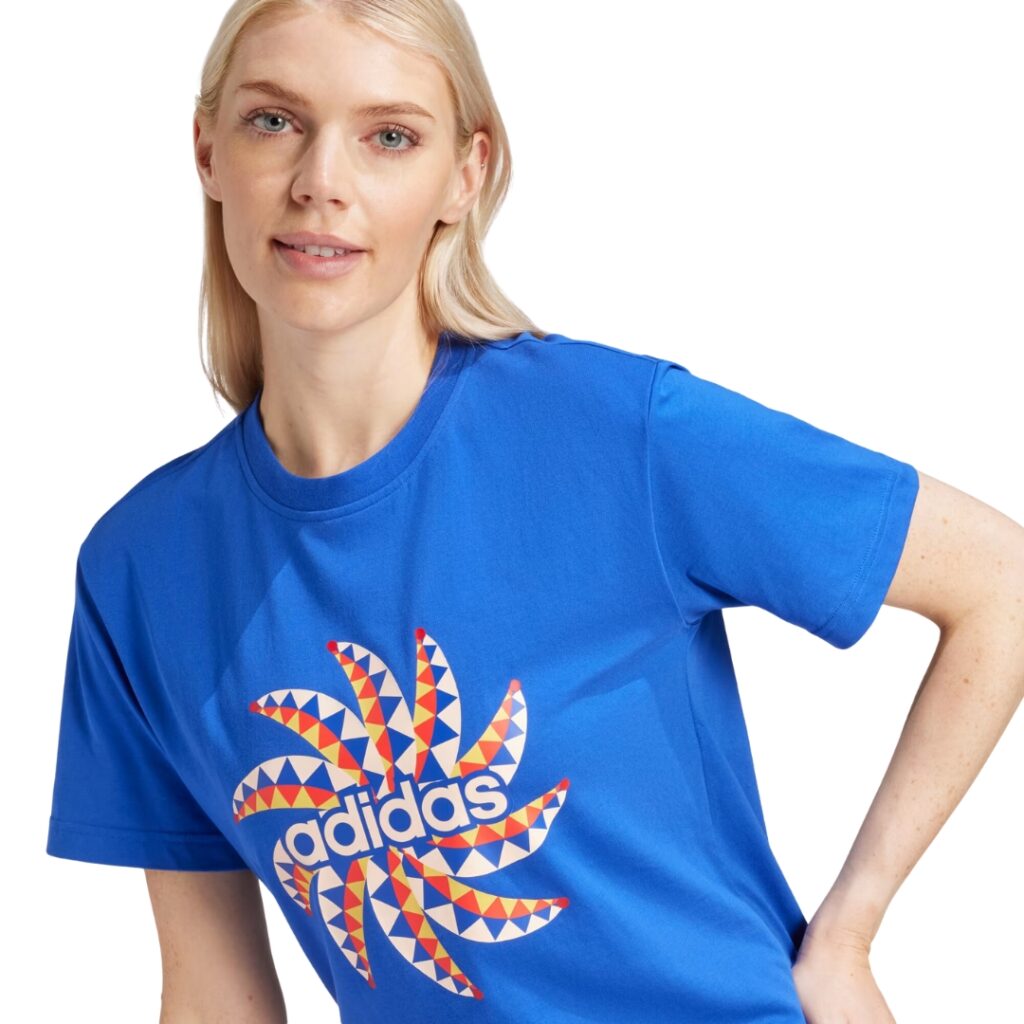 Adidas X Farm Rio T-Shirt - Bold Blue - immagine 3