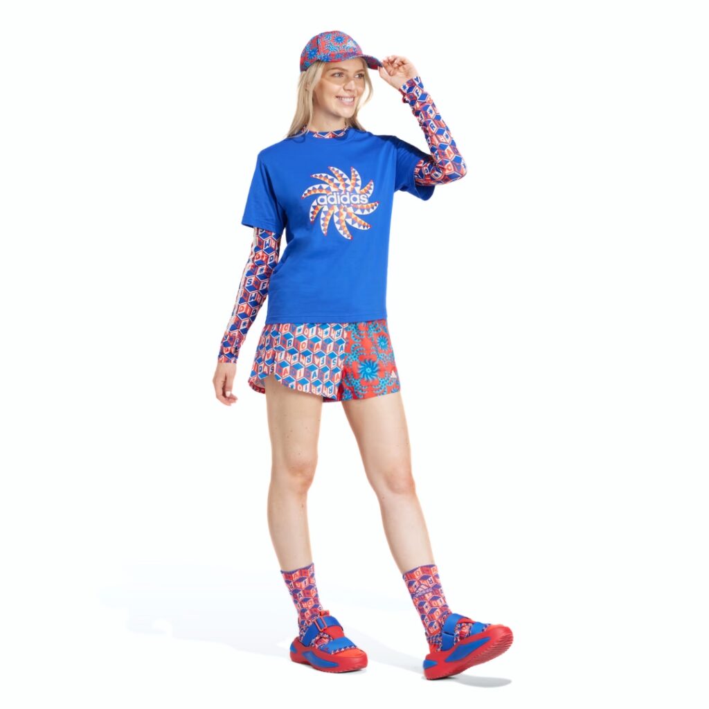 Adidas X Farm Rio T-Shirt - Bold Blue - immagine 4