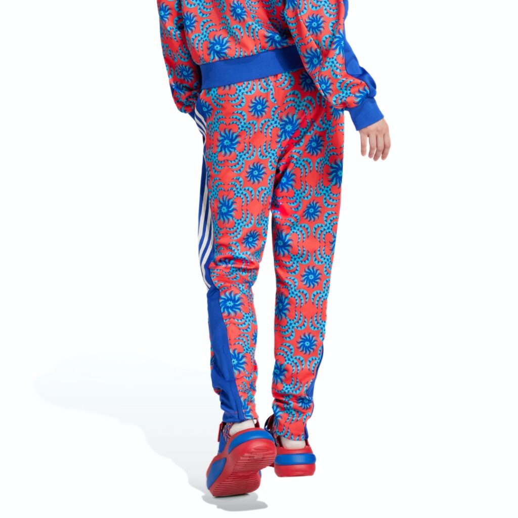 Adidas x Farm Rio Pantaloni - Bright Red/Signal Cyan - immagine 2