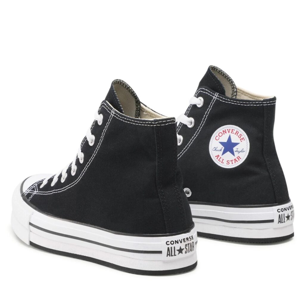 Converse Chuck Taylor All Star Eva Hi - Black/White - immagine 2