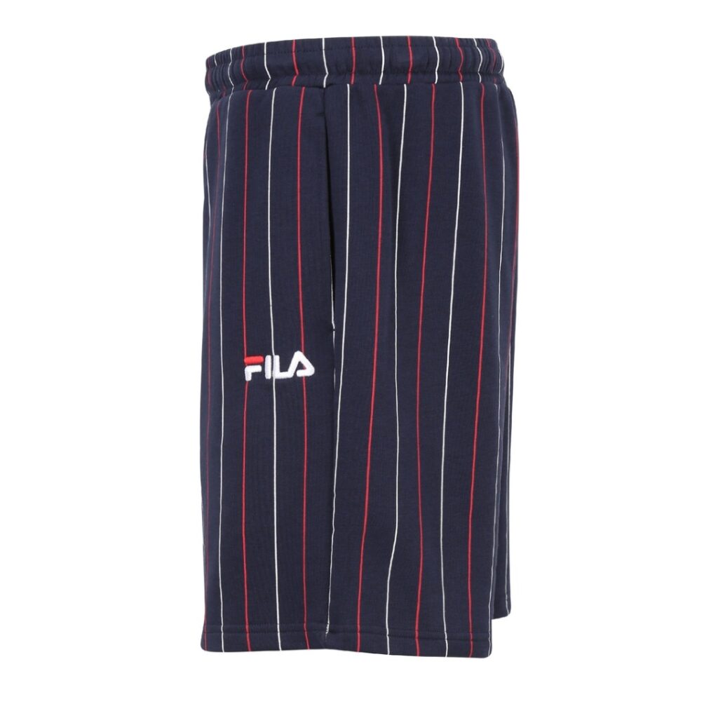 Fila Pantaloncini Gessati LOBITO - Navy/White/Red - immagine 2