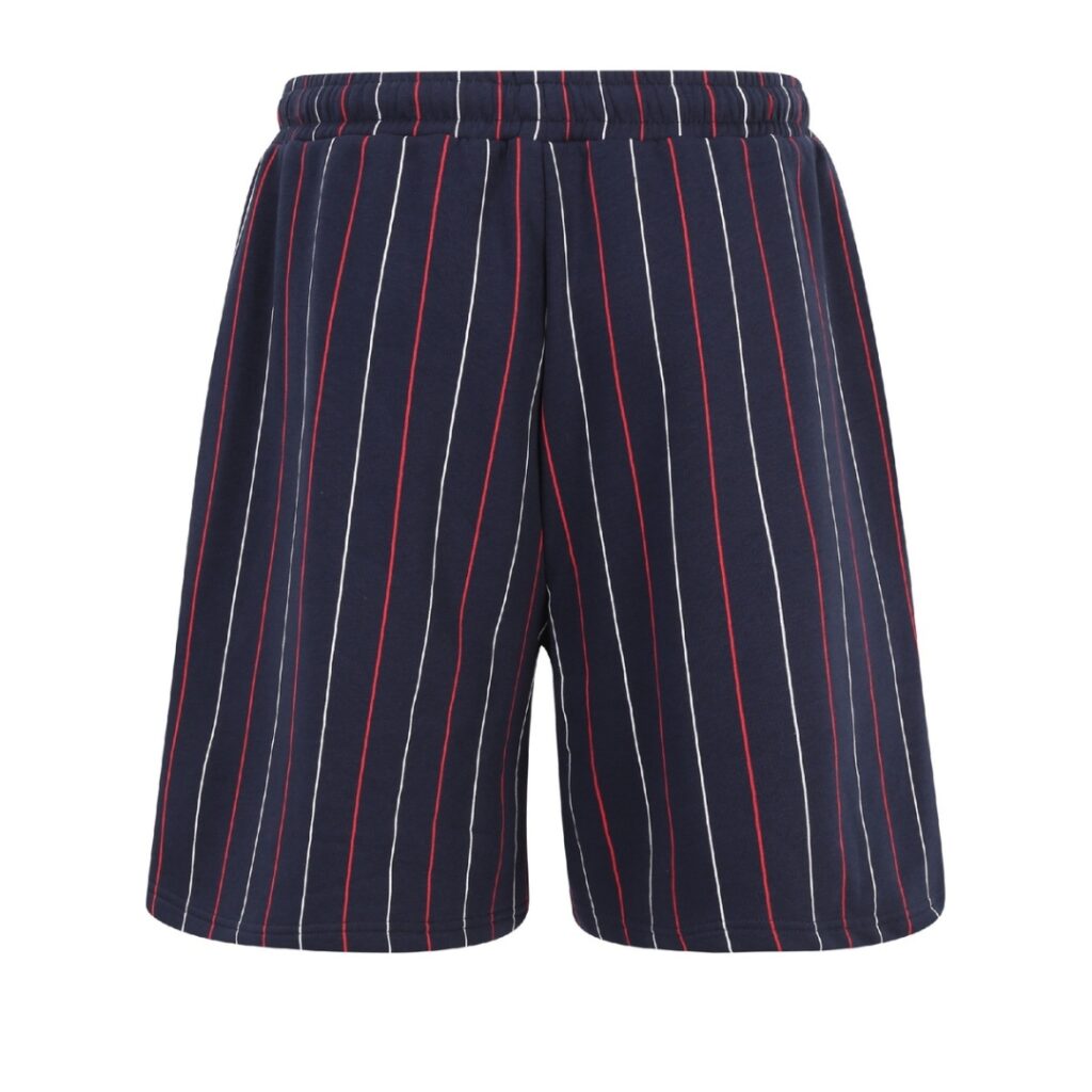 Fila Pantaloncini Gessati LOBITO - Navy/White/Red - immagine 3