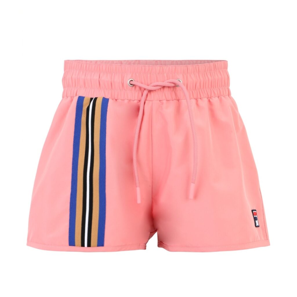 Fila Pantaloncino Con Dettaglio Nastro - Pink