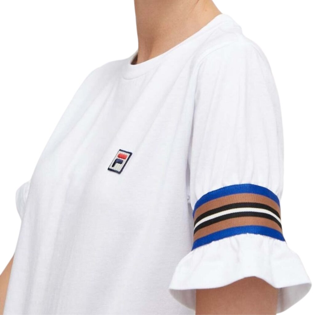 Fila T-shirt Manica Sbuffo - White - immagine 2