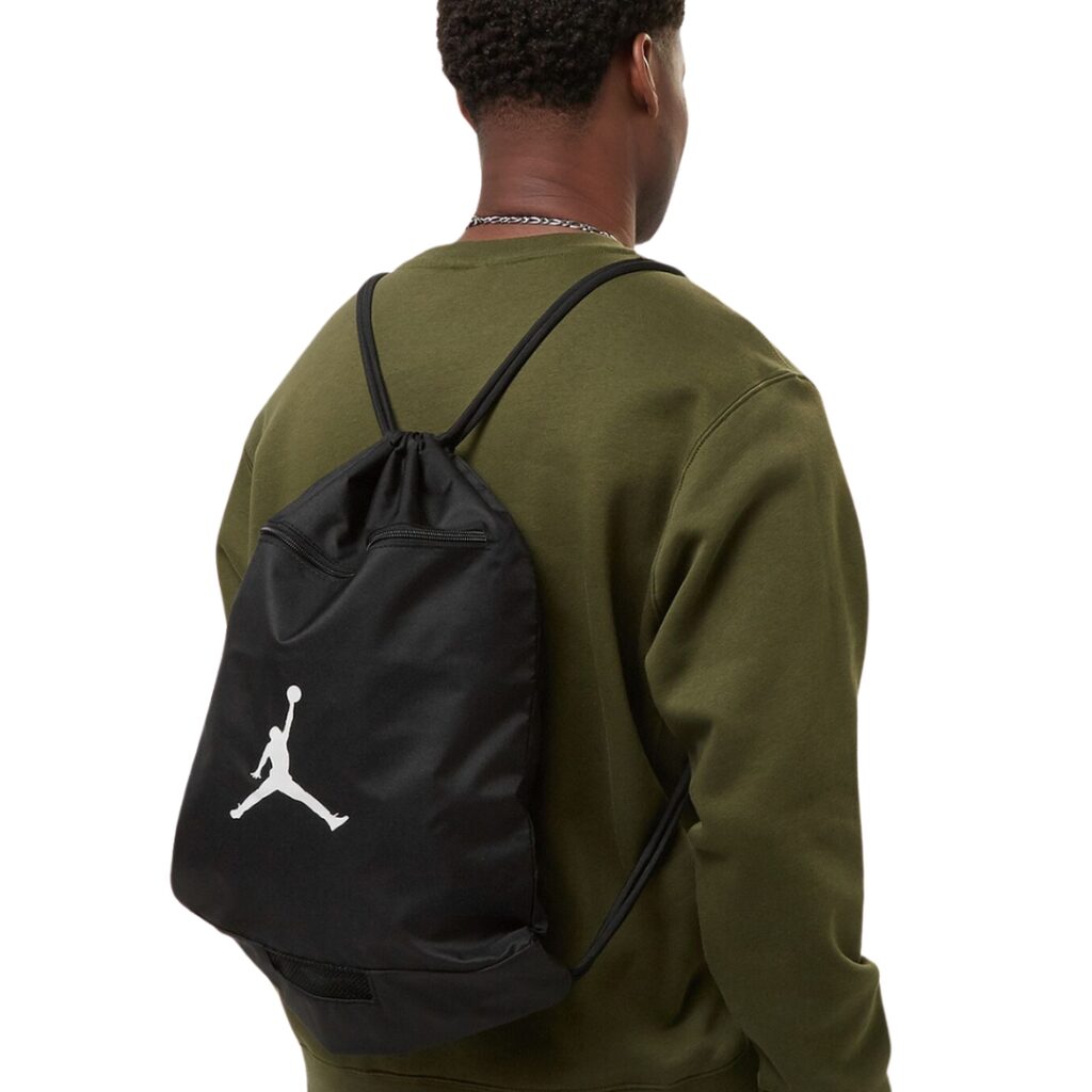 Jordan Gym Sack - Black/White - immagine 2