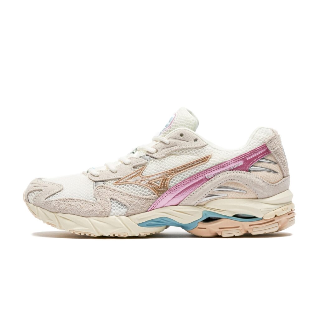 Mizuno Wave Rider 10 - White Sand/Pink