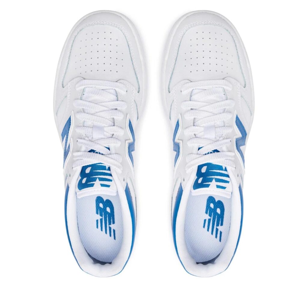 New Balance 480 - White/Sky Blue - immagine 4