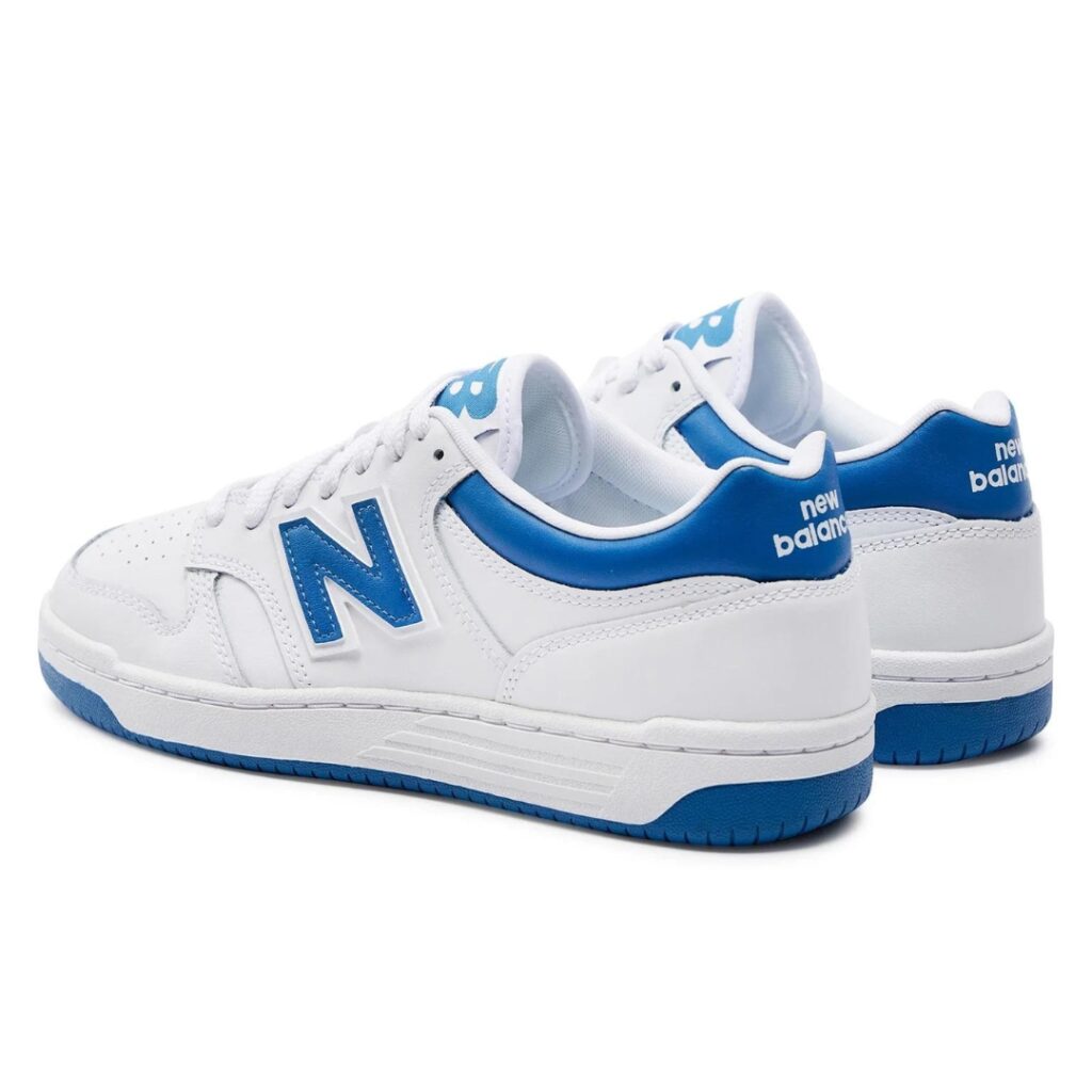 New Balance 480 - White/Sky Blue - immagine 2