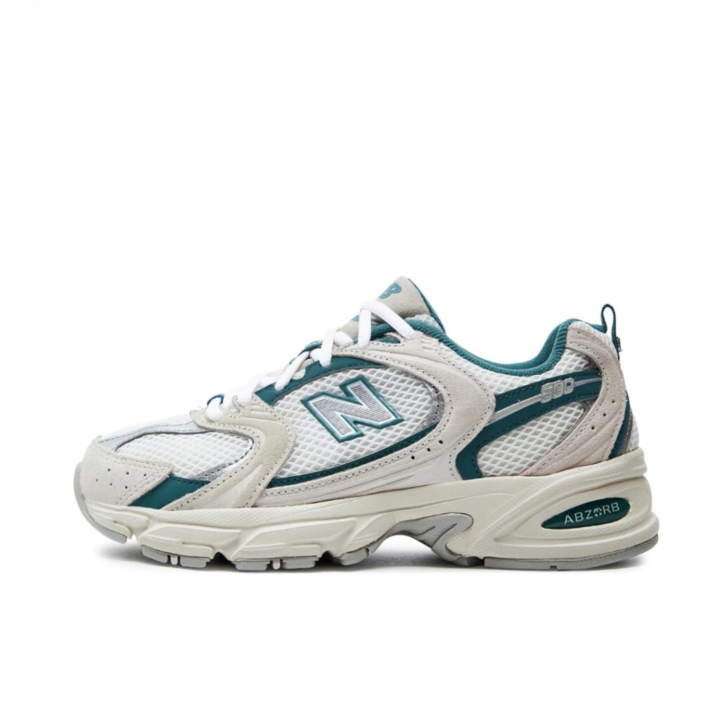 New Balance 530 - White/Green Pine