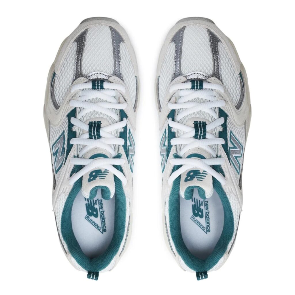 New Balance 530 - White/Green Pine - immagine 4