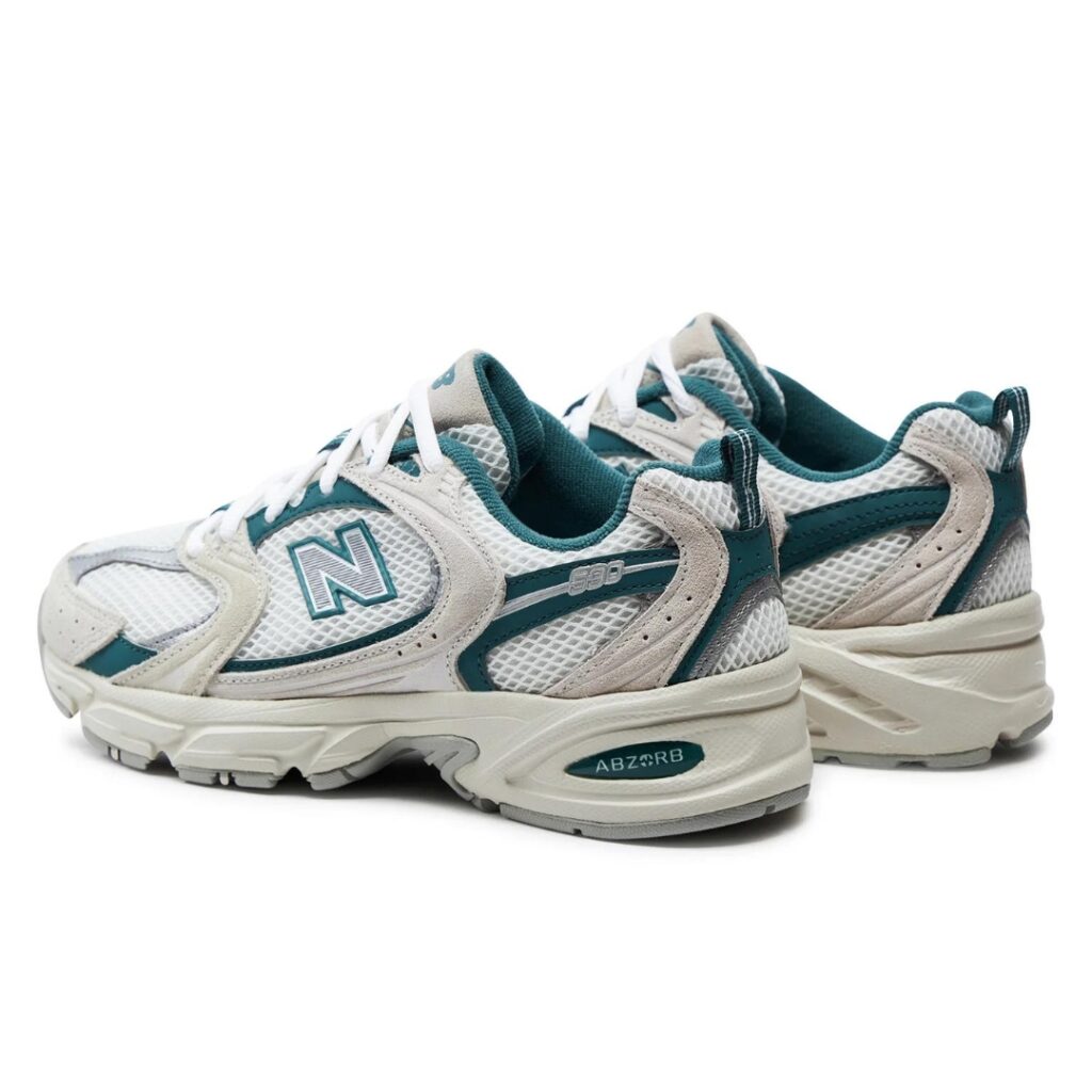 New Balance 530 - White/Green Pine - immagine 2