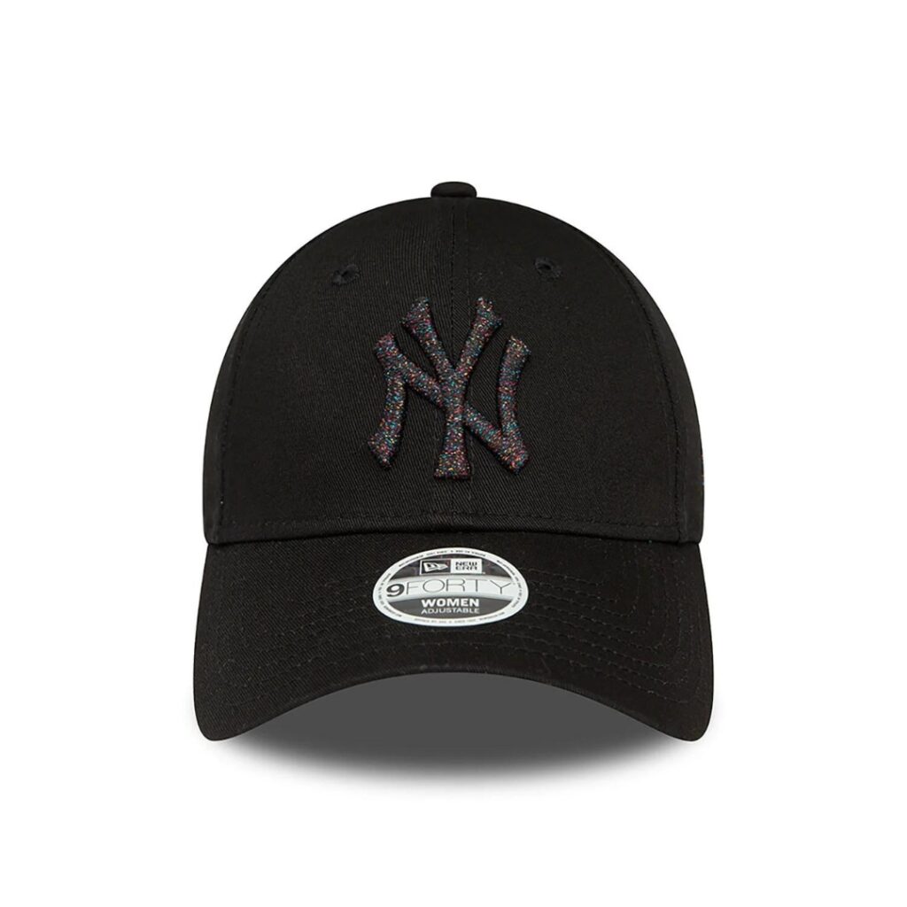 New Era Cappello New York Yankees Metallic Logo - Black - immagine 2