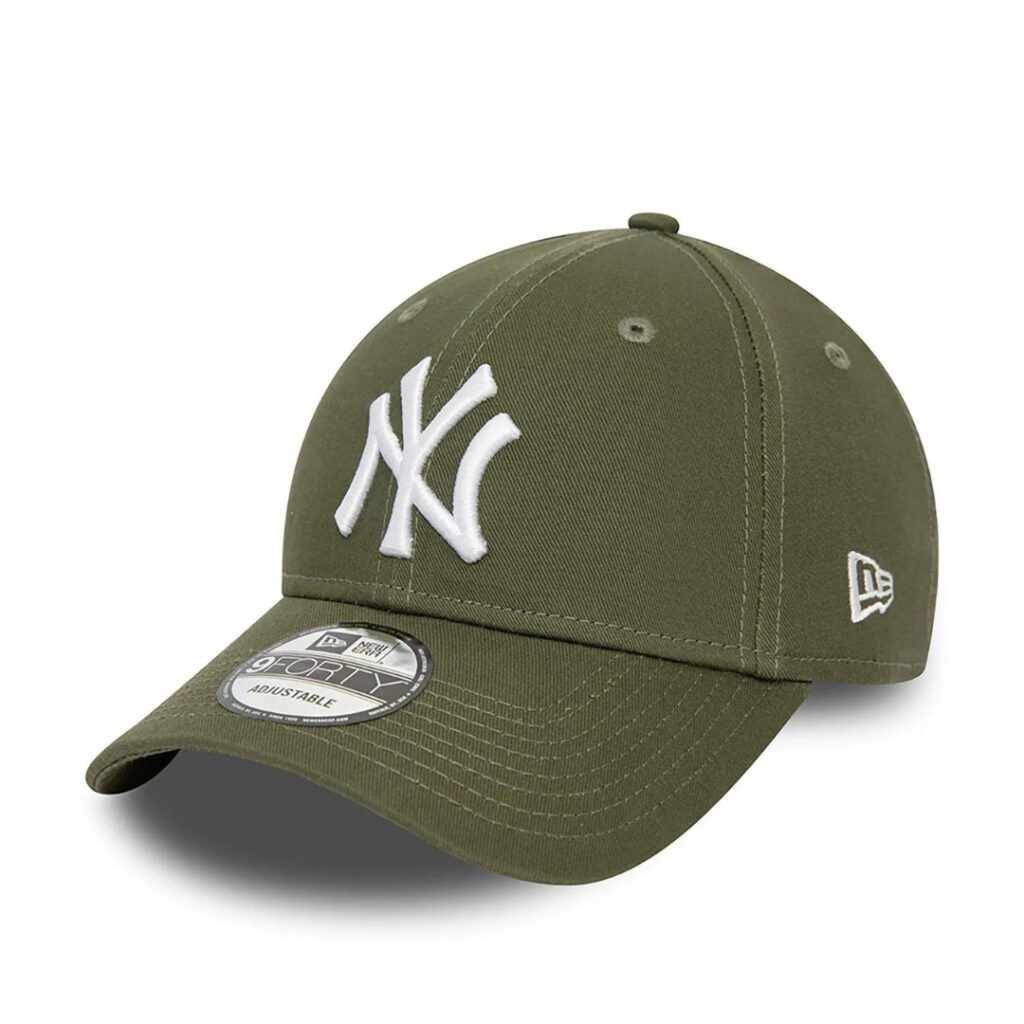 New Era Cappello New York Yankees Side Patch - Olive Green/White