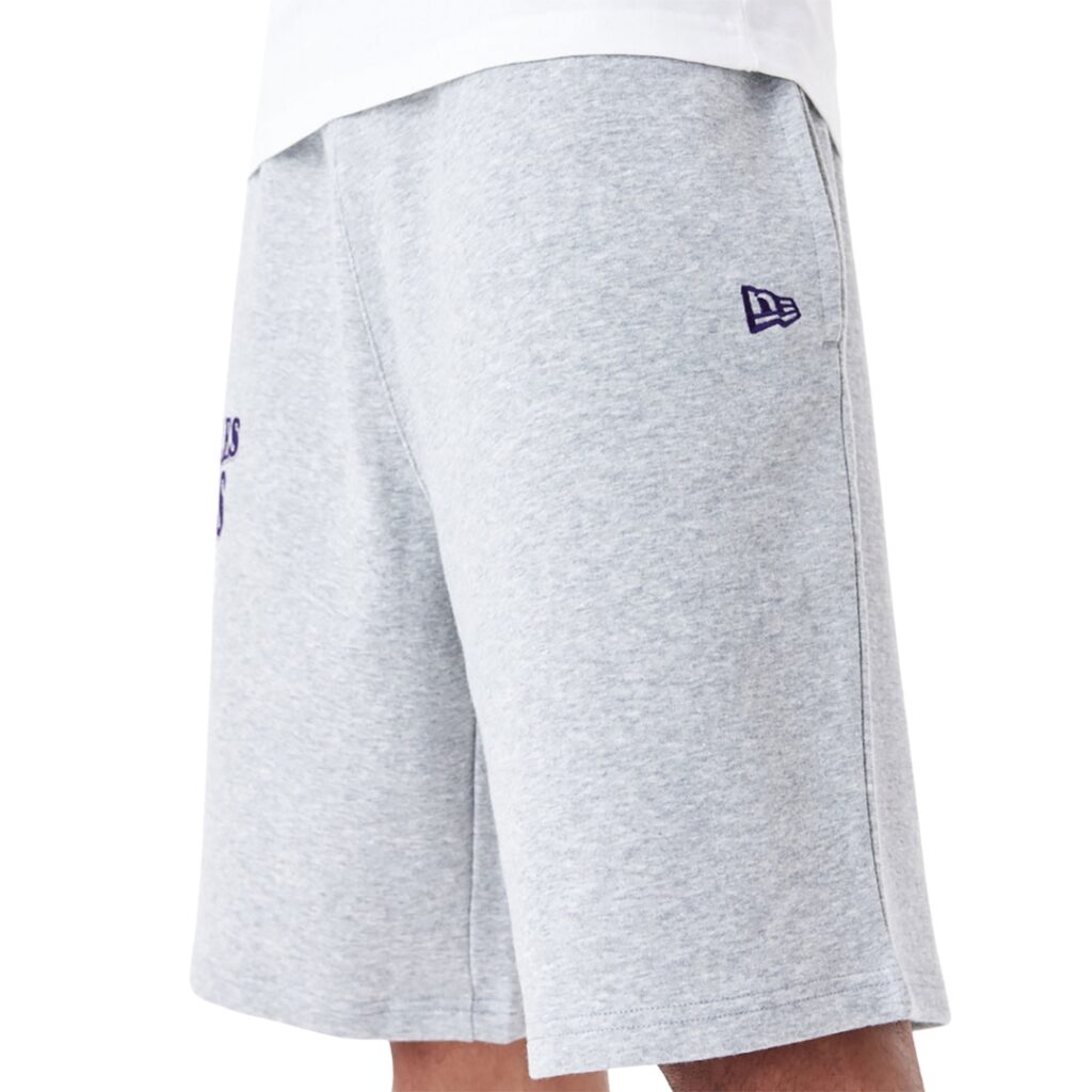 New Era Pantaloncini LA Lakers NBA Script - Grey - immagine 2
