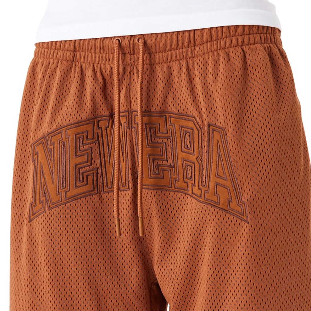 New Era Pantaloncini in Rete Arch Logo - Brown - immagine 4