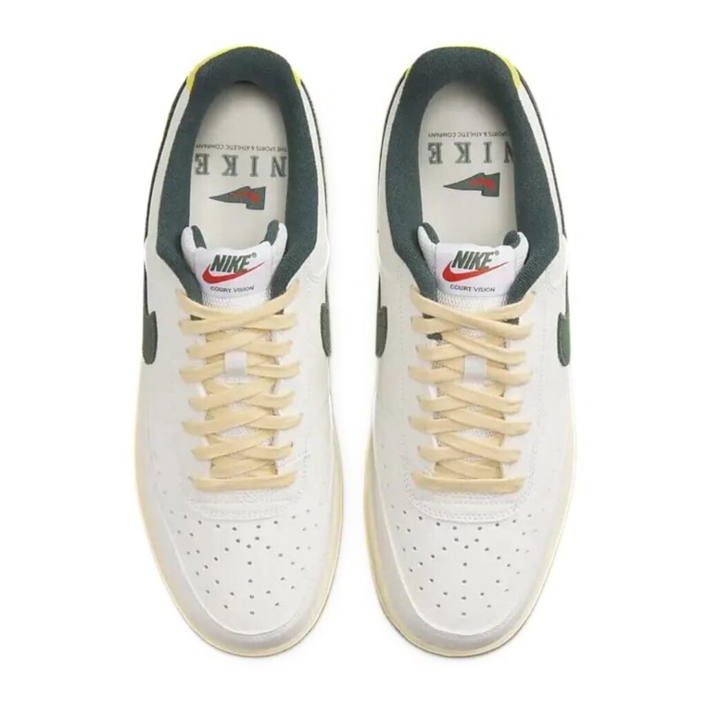 Nike Court Vision Low - Sail/Picante Red/Opti Yellow/Pro Green - immagine 5