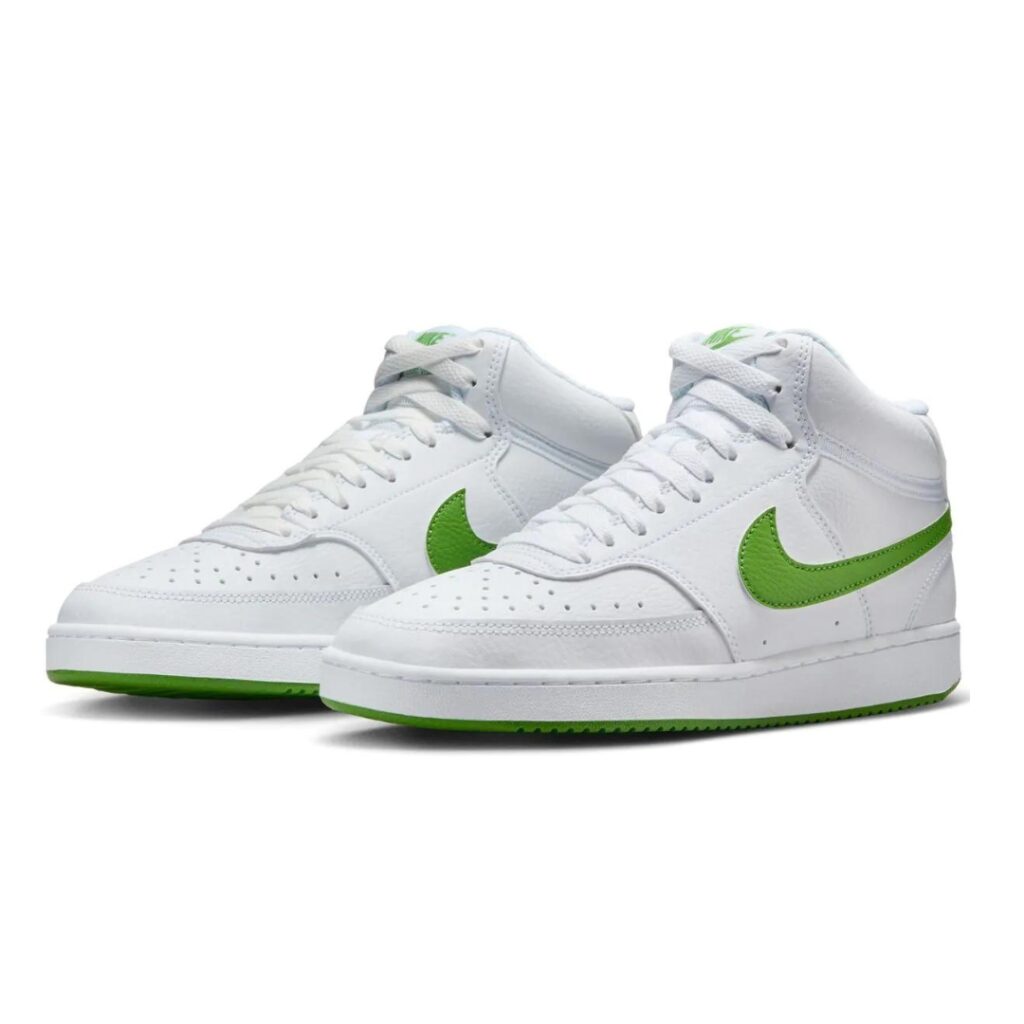 Nike Court Vision Mid - White/Green - immagine 2