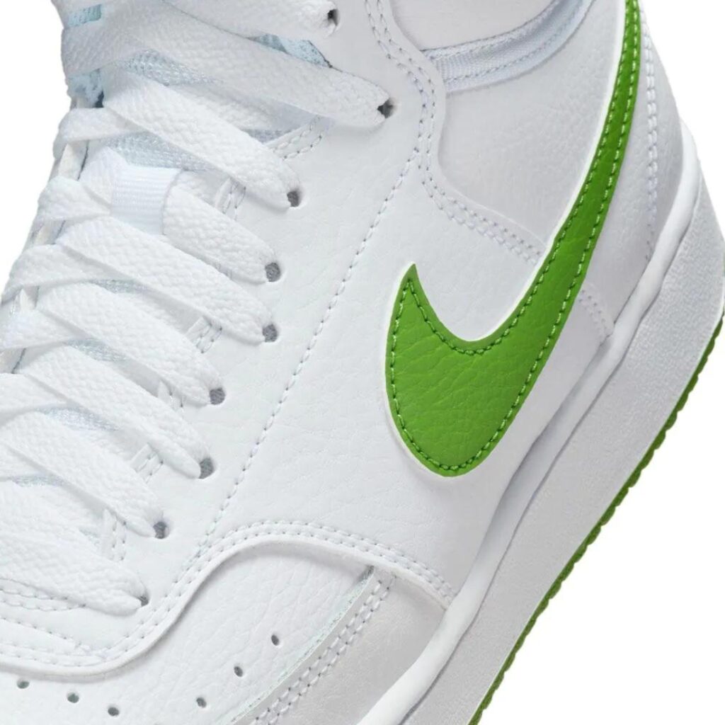 Nike Court Vision Mid - White/Green - immagine 3