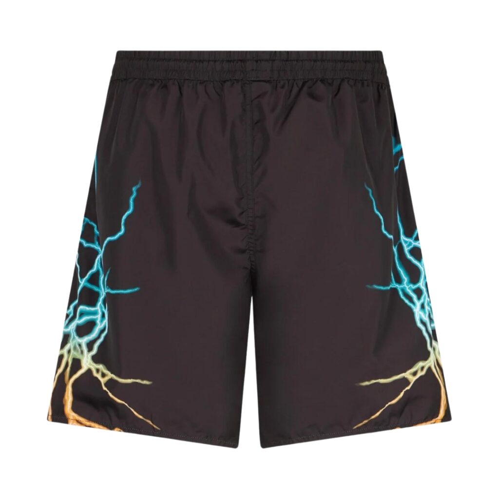 Phobia Swimwear Bicolor Lightning Print - Black/Blue/Yellow - immagine 4