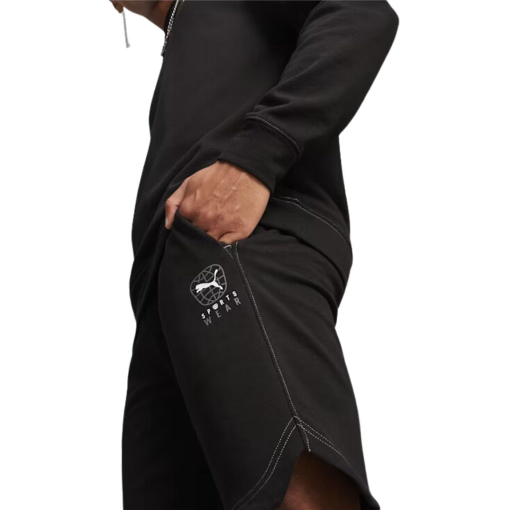 Puma BETTER SPORTSWEAR Pantaloncini - Black/White - immagine 2