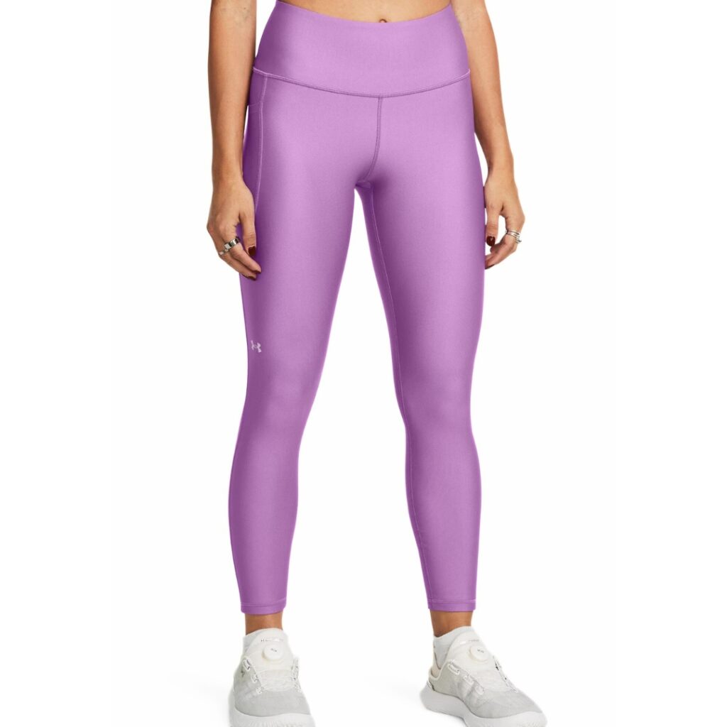 Under Armour HeatGear® No-Slip Waistband Ankle Leggings - Purple