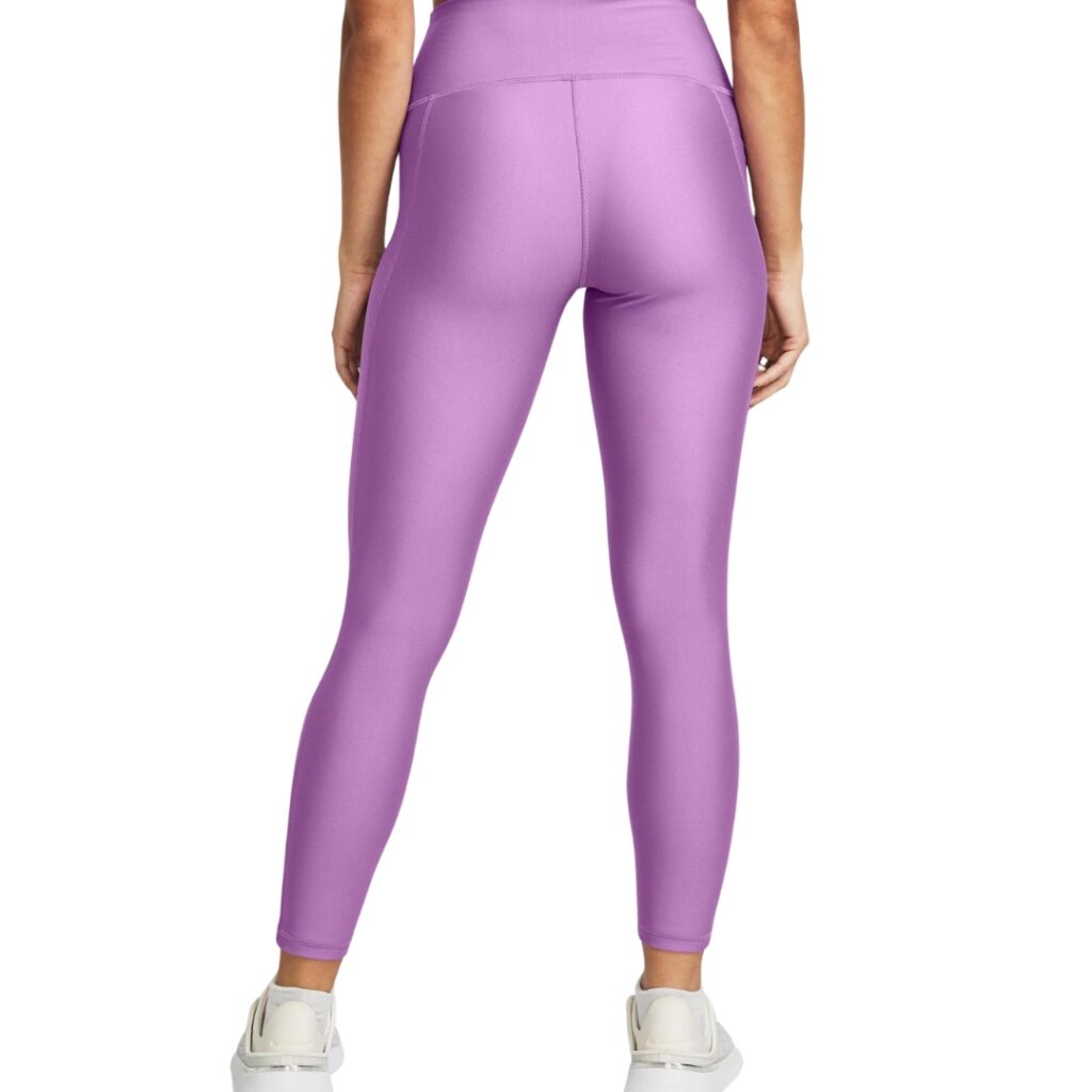 Under Armour HeatGear® No-Slip Waistband Ankle Leggings - Purple - immagine 3
