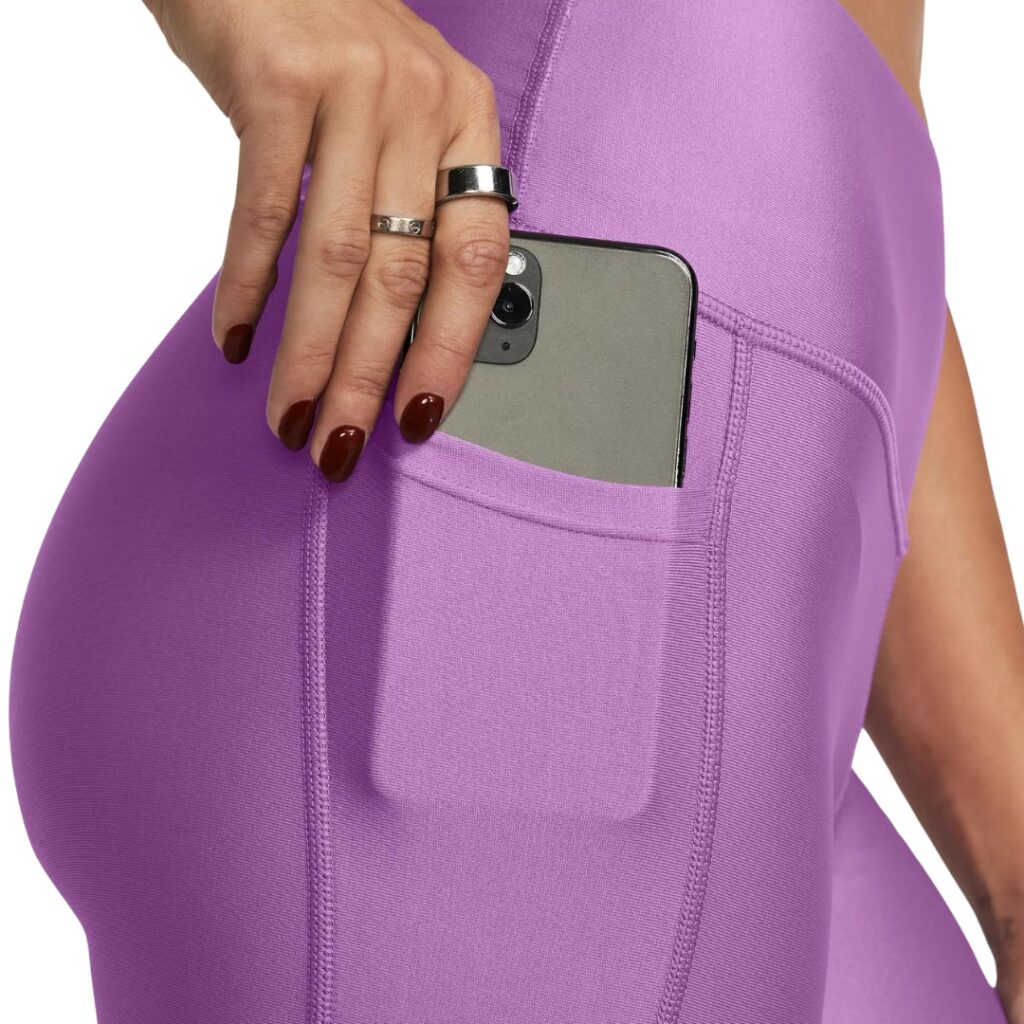 Under Armour HeatGear® No-Slip Waistband Ankle Leggings - Purple - immagine 2