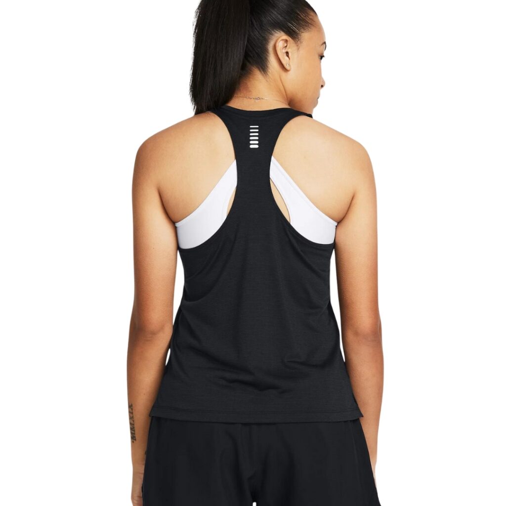 Under Armour Launch Canotta – Black/White - immagine 2