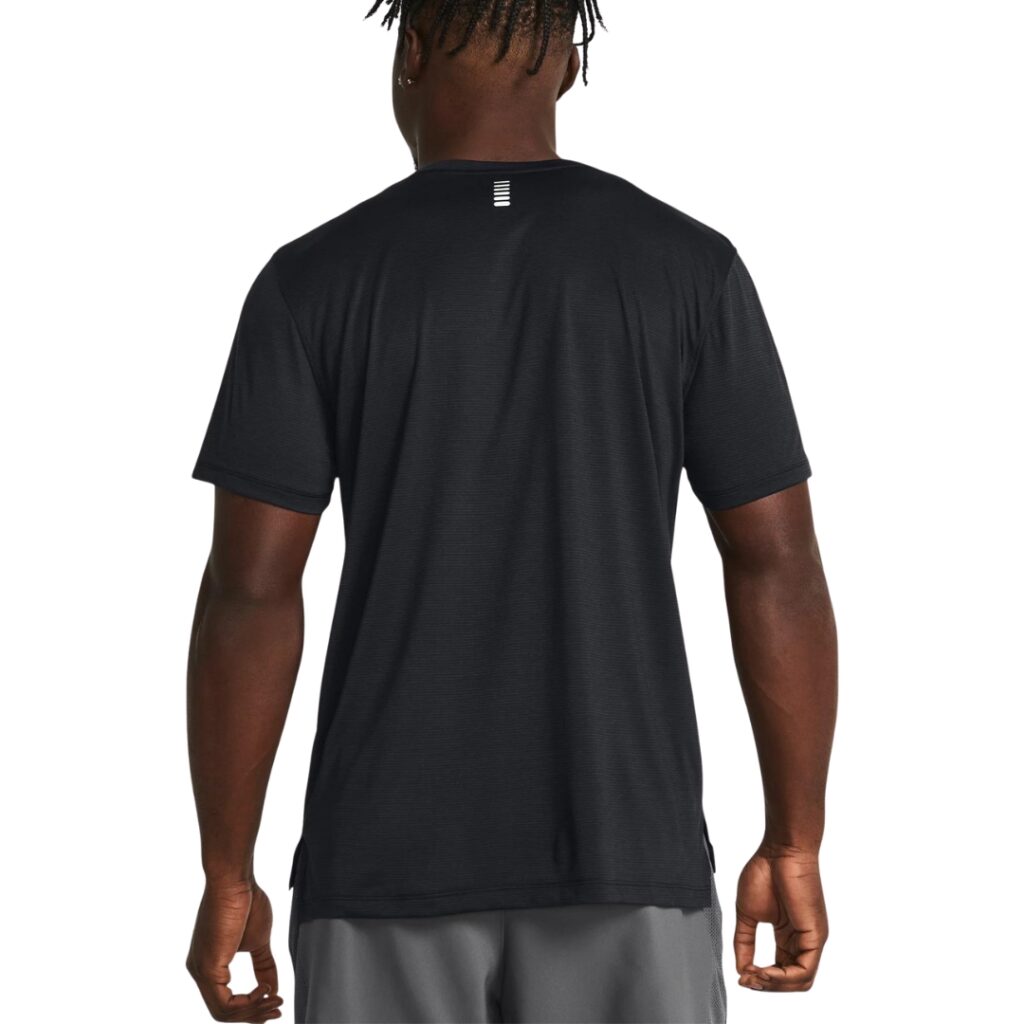 Under Armour Launch T-Shirt - Black/White - immagine 2